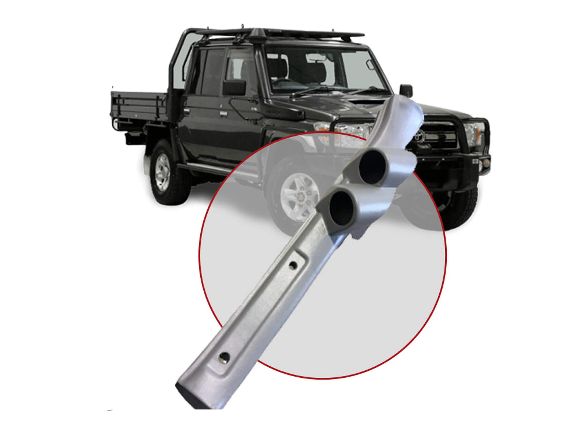 Double Cab Painted Double Interior Trim - Toyota LandCruiser 79 Series