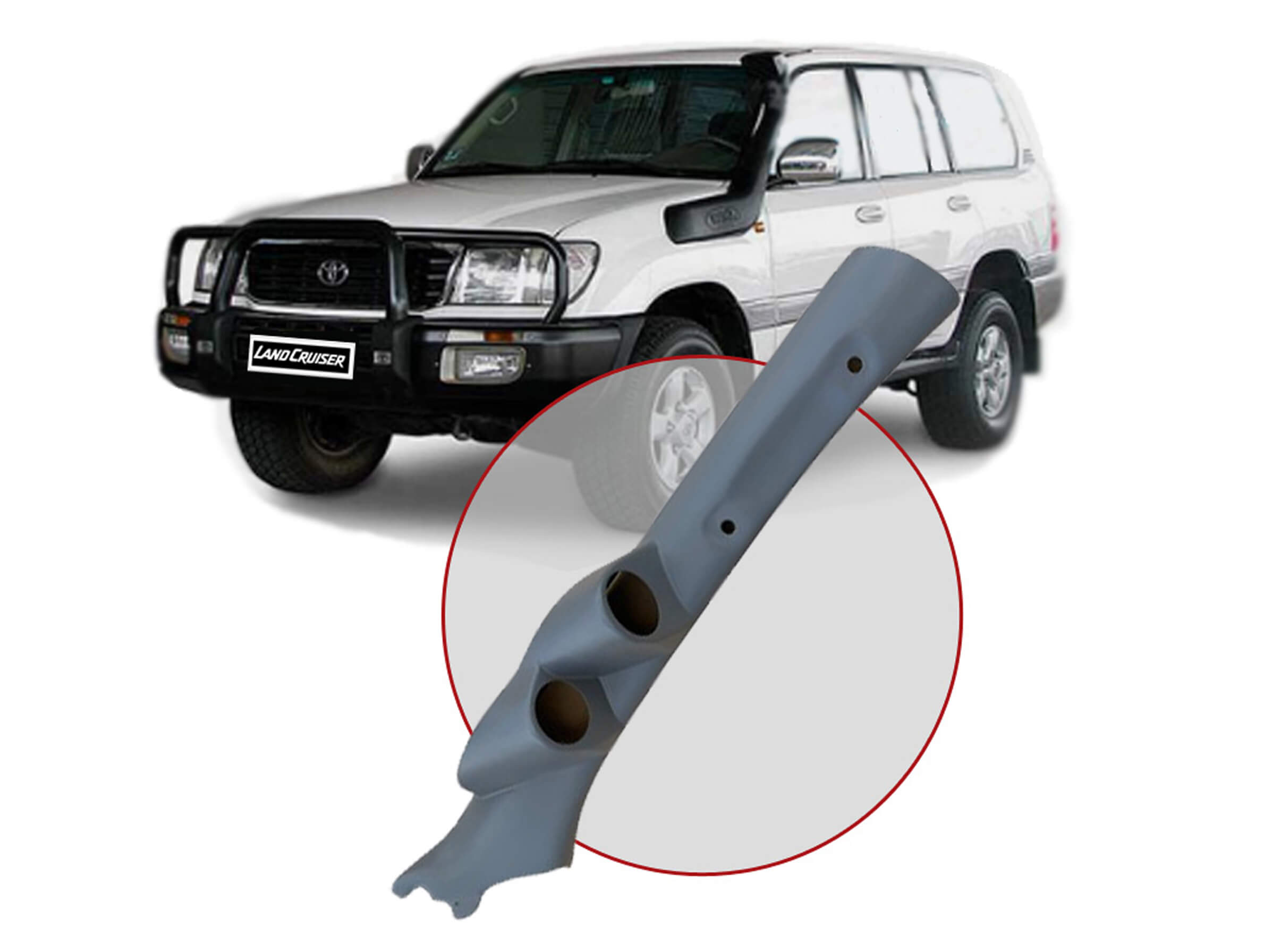 Double Pillar Pod (52mm Gauge) - Toyota LandCruiser 100 Series