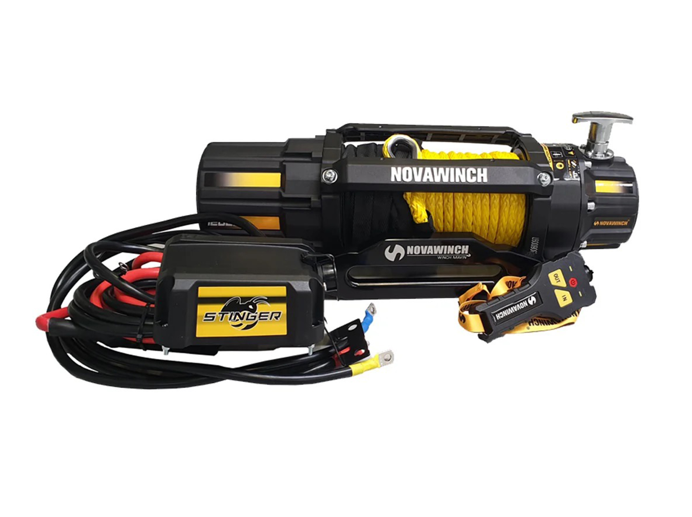 Novawinch Stinger+ 12,000lb 12V Electric Winch with Wireless Remote