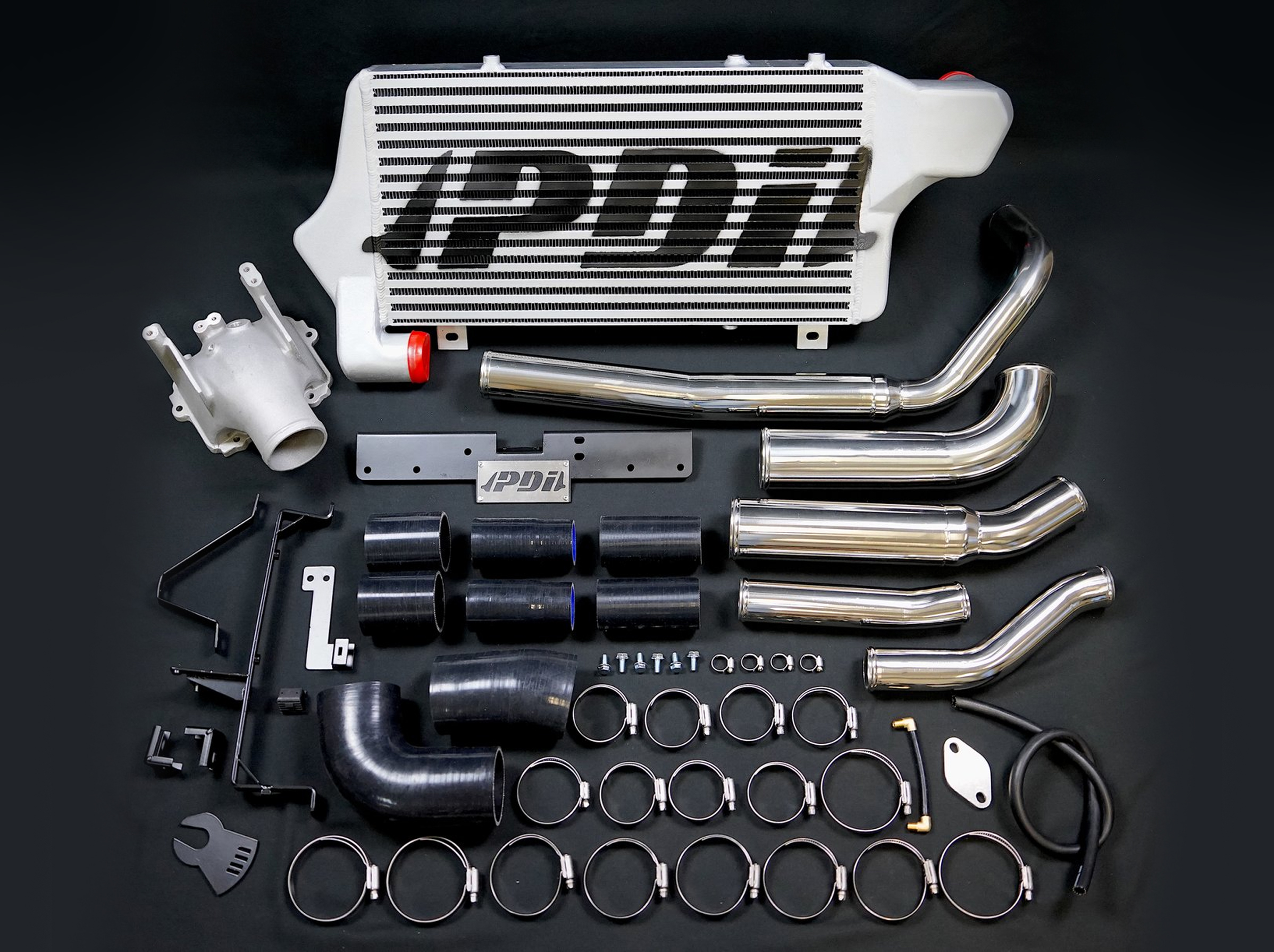 Second image of PDI Slim Line Front Mount Intercooler Kit - Toyota LandCruiser 200 Series (1VD-FTV)