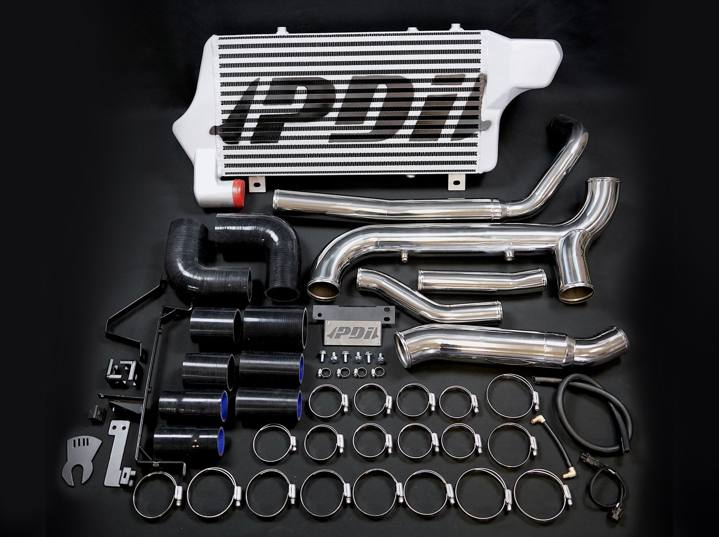 PDI Slim Line Front Mount Intercooler Kit - Toyota LandCruiser 200 Series (1VD-FTV)