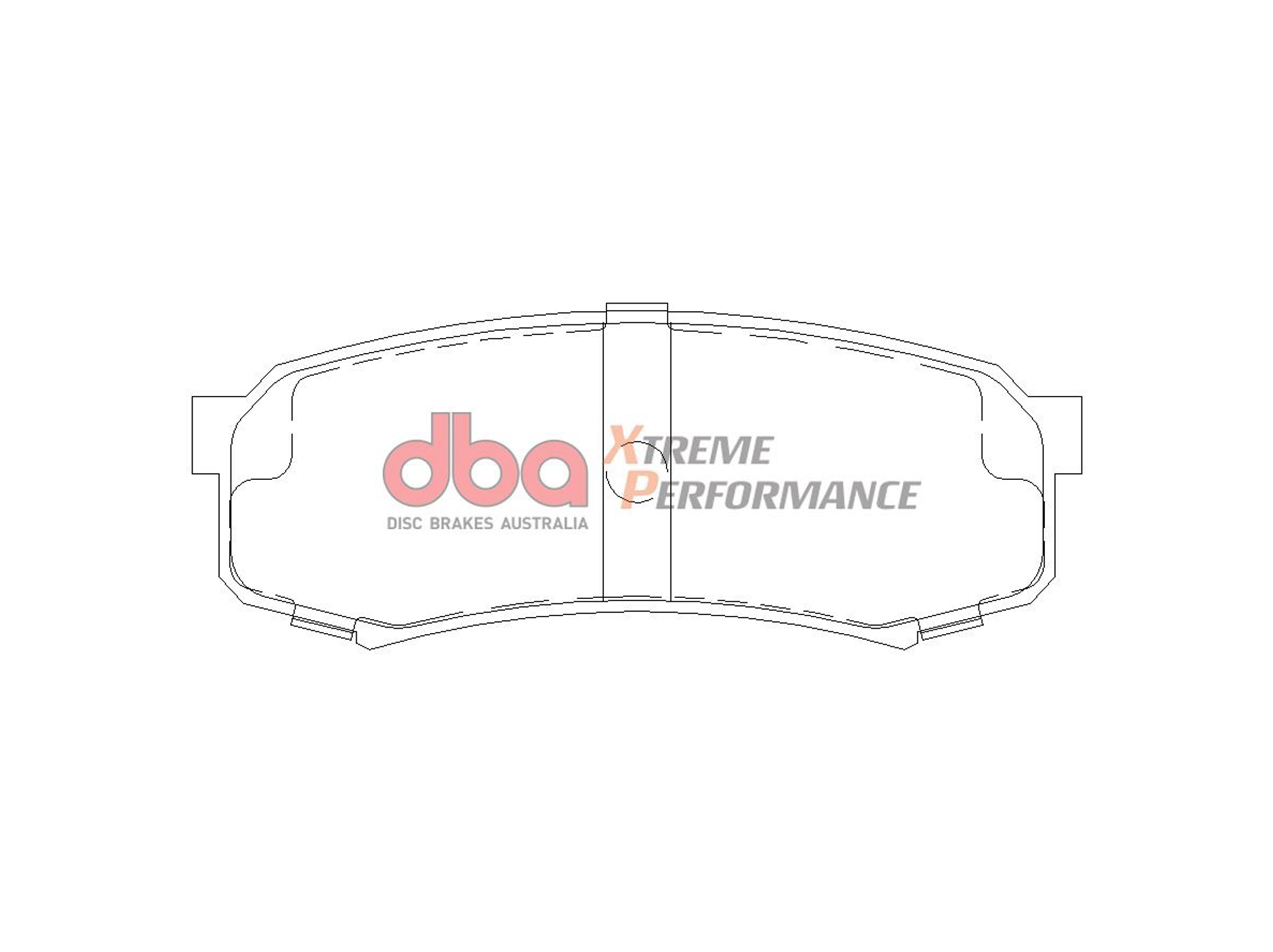 Second image of DBA Extreme Performance Rear Brake Pads – Toyota LandCruiser