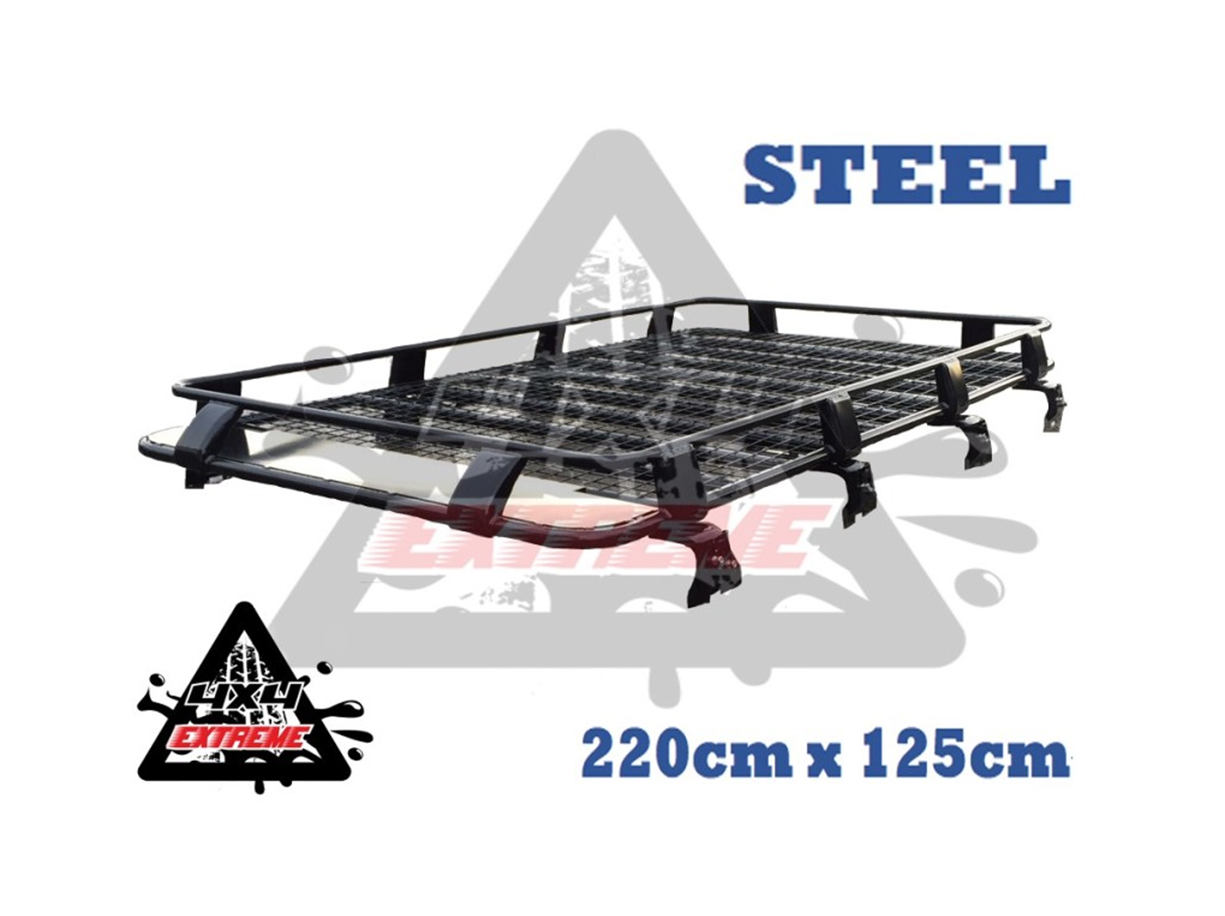 Universal 220cm x 125cm Fully Enclosed Heavy Duty Roof Tray Cage