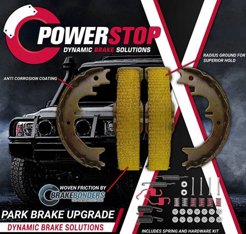 Powerstop Woven Park Brake Upgrade Kit